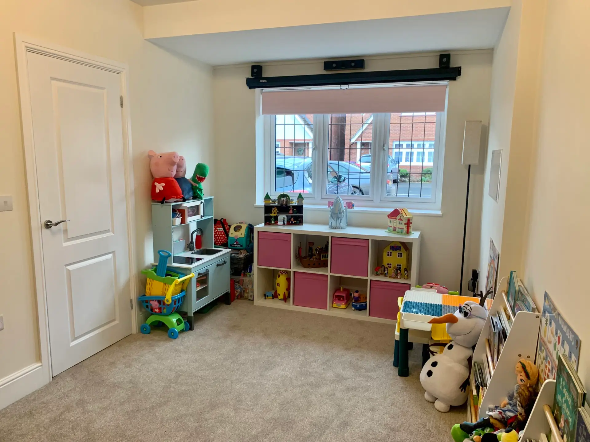 Garage conversion to a playroom